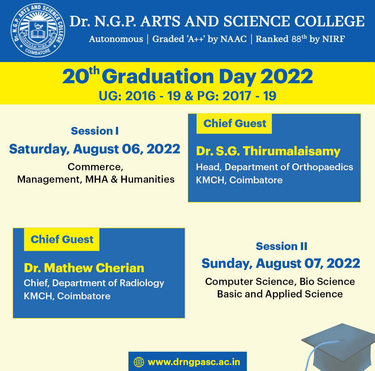 Graduation Day registration form - Dr. NGP Arts and Science College ...